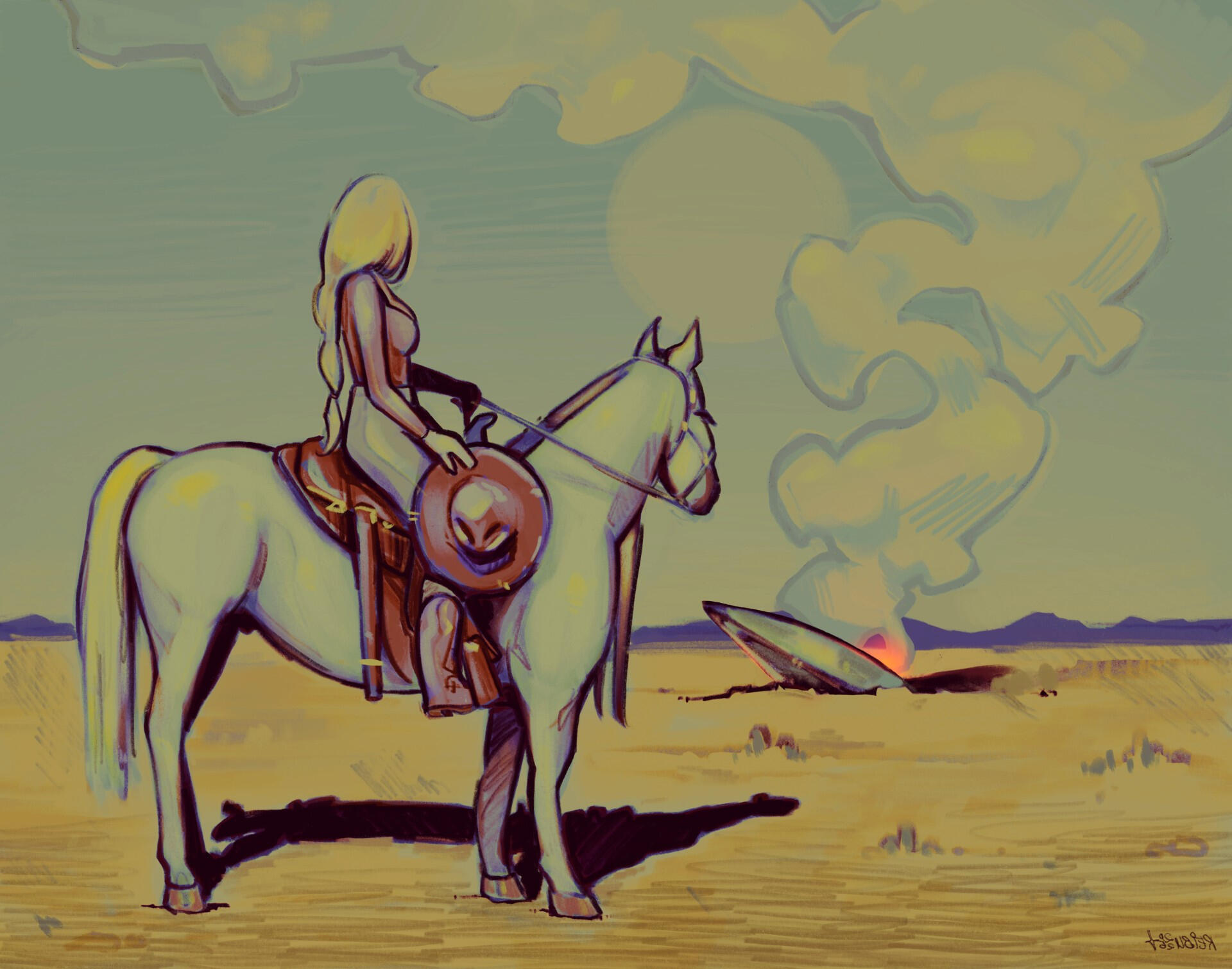 The Wreckage by ReibuDraws